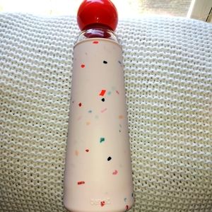 Bando glass water bottle with silicone wrap